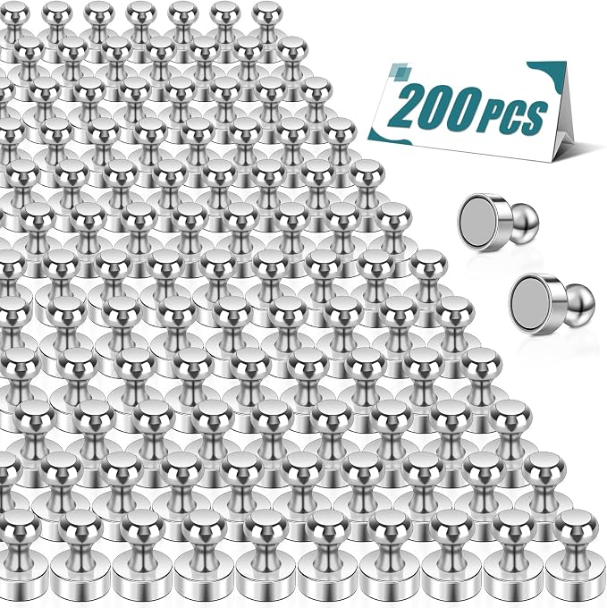 200 Pcs Neodymium Fridge Magnets, Strong Magnets by MAGXCENE