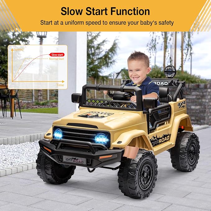 Garvee 12V Kids Ride On Truck Car - Image 4