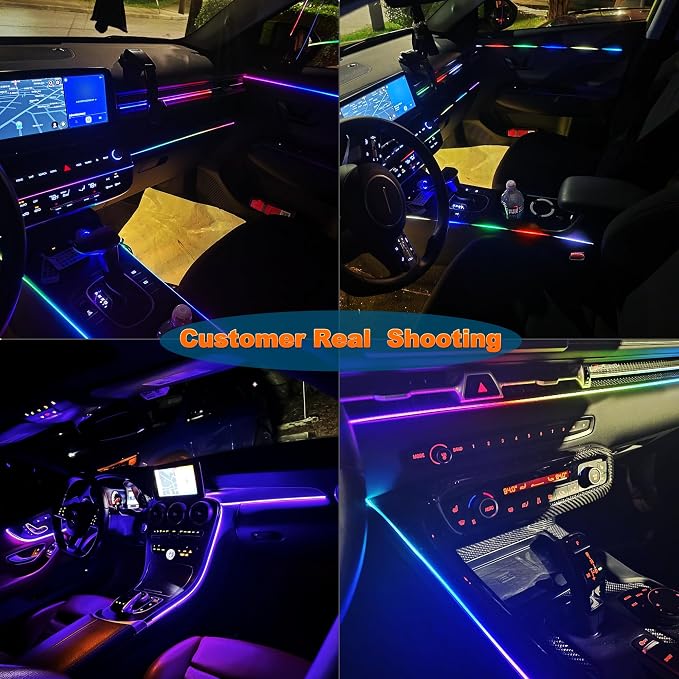 Car LED Strip Lights, Interior Acrylic LED Lights - Image 6