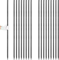 Rebar Stakes 36 inches 16-Pack Concrete Form Stakes Straight 3/8" Diameter by Besitu