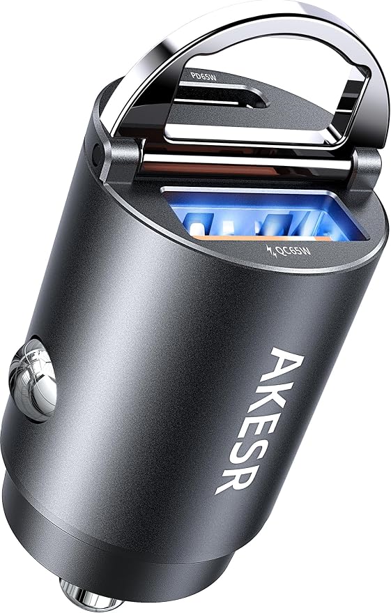 65W USB C Car Charger Fast Charging，12V USB Outlet Accesorios para by AKESR