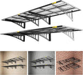 2x3ft Adjustable Rail Wall Garage Storage Shelf, by Unknown