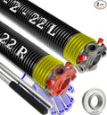 Garage Door Torsion Spring Set, Pair of 2" Electrophoresis Coated Garage Door by YINKCO