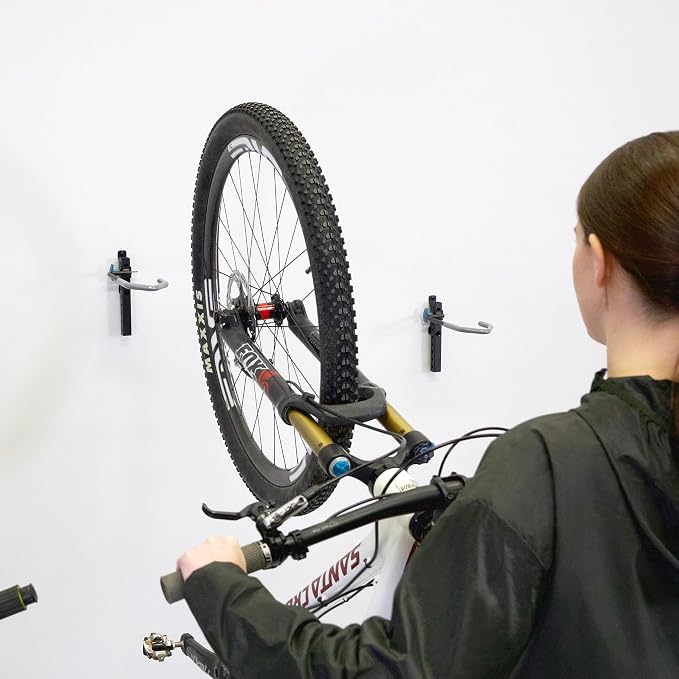 WheelRest Bike Hook, No-Lift Garage Wall Mount, Vertical Bicycle Storage Rack - Image 8