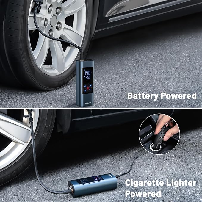 Tire Inflator Portable Air Compressor: Cordless Air Pump - Image 4