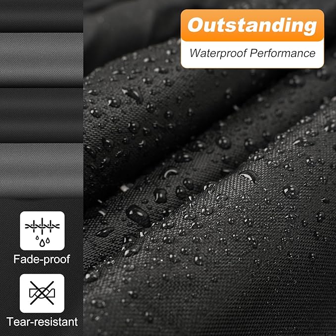 QUNSUNUS Waterproof Car Cover for Pontiac Grand Prix 1962-1977, Outdoor Car - Image 5