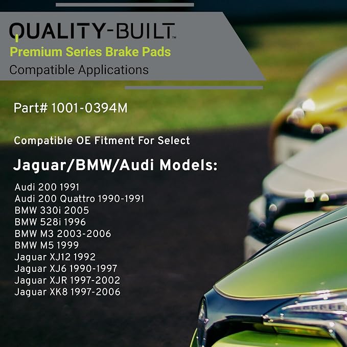 Premium Semi-Metallic Front Brake Pads Compatible - Image 3