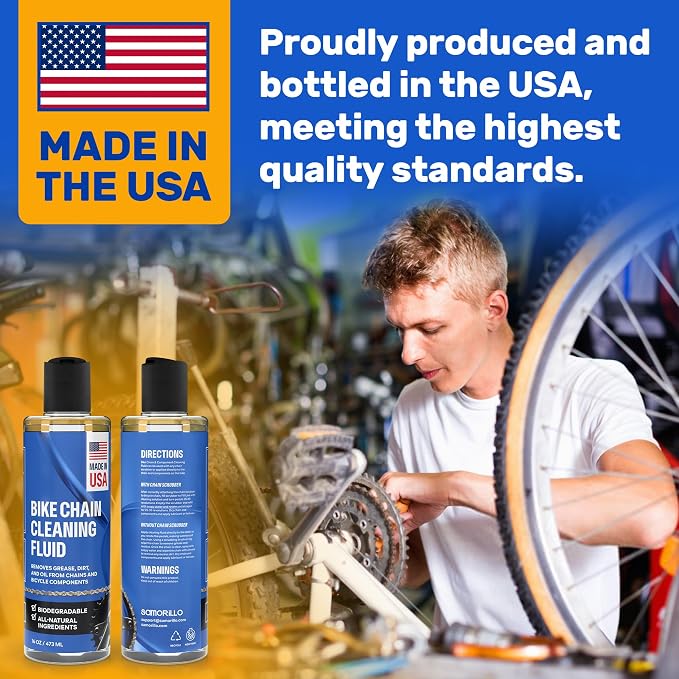 Bicycle Chain & Component Cleaning Fluid - 16oz Chain Degreaser Works in - Image 6