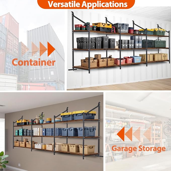 Shipping Container Shelving Storage Bracket 4Pcs Heavy Duty Cargo Shipping - Image 8