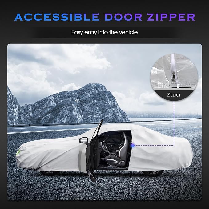 Car Cover Custom Fit for Ford Mustang 1994-2025, Chevy Camaro 2010-2025 - Image 5