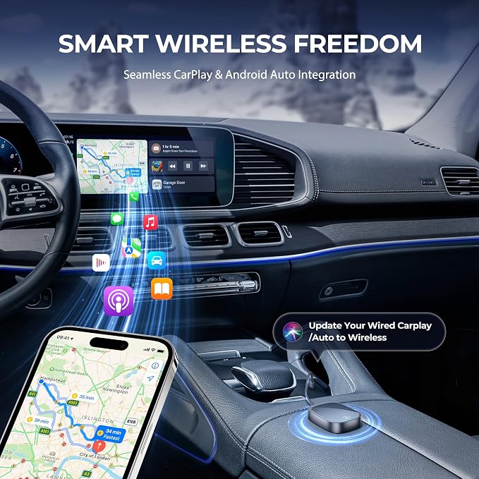 Wireless CarPlay/Android Auto Adapter 2 in 1 - Image 2