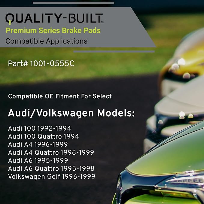 Premium Ceramic Front Brake Pads Compatible - Image 3