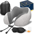 MLVOC Travel Pillow 100% Pure Memory Foam Neck Pillow, Comfortable & Breathable by ProfessionalMemoryFoamProductsManufacturers