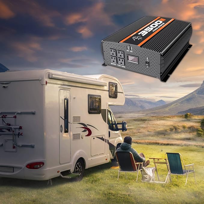 5500 Watt Inverter 5500W Inverter 12V to 110V/120V Power Inverter Truck RV - Image 7