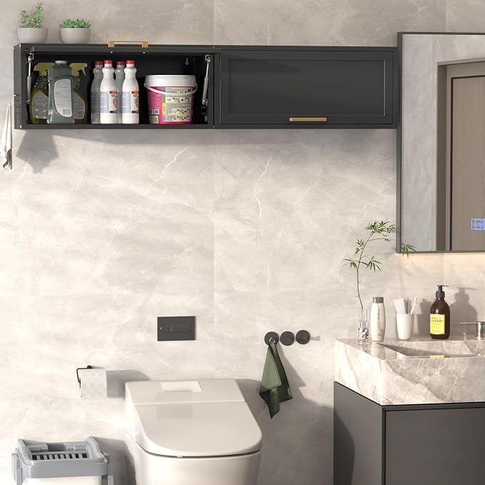 Metal Garage Wall Cabinet, Floating Tool Cabinet - Image 2