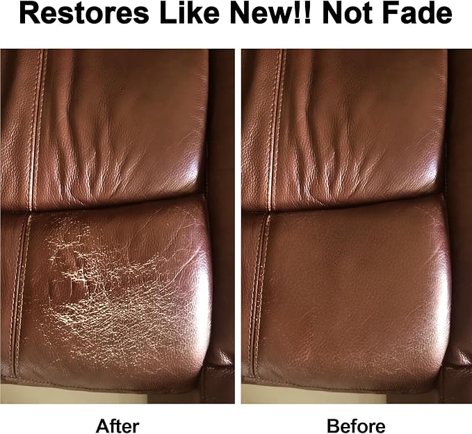 Leather Recoloring Balm, Leather Color Restorer Conditioner, Leather Restorer - Image 4