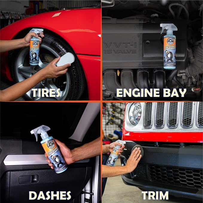 Chemical Guys Tire Kicker Sprayable Extra Glossy Tire Shine Safe - Image 4
