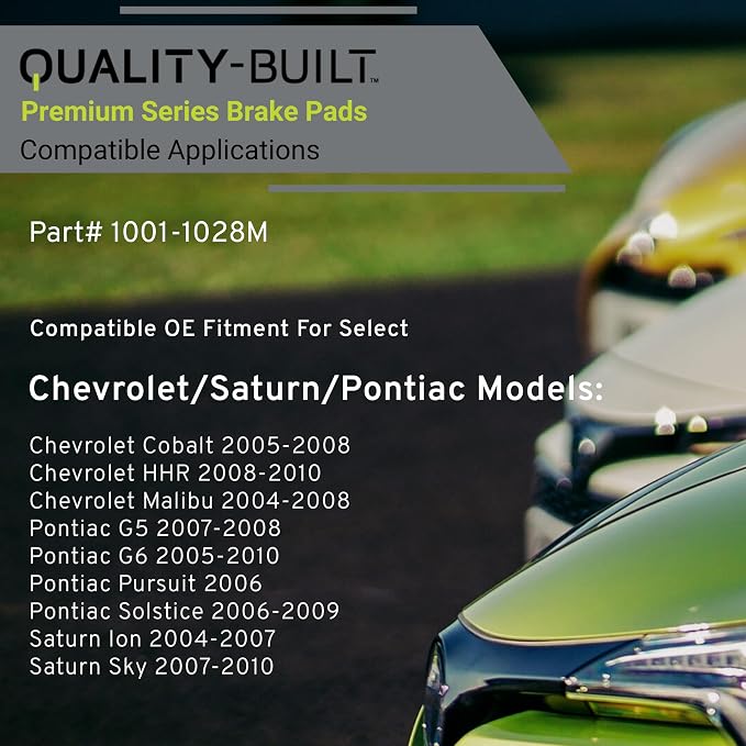 Premium Semi-Metallic Front Brake Pads Compatible - Image 3
