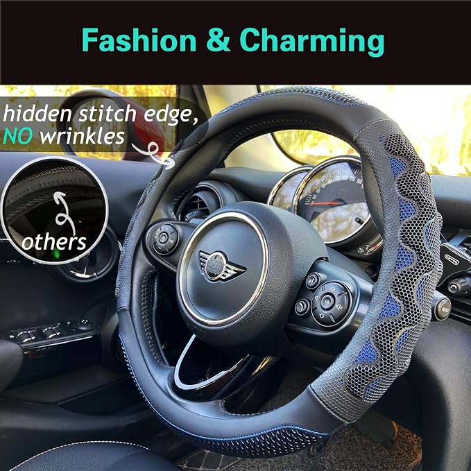 PINCTROT Large Size Steering Wheel Cover Great Grip - Image 2