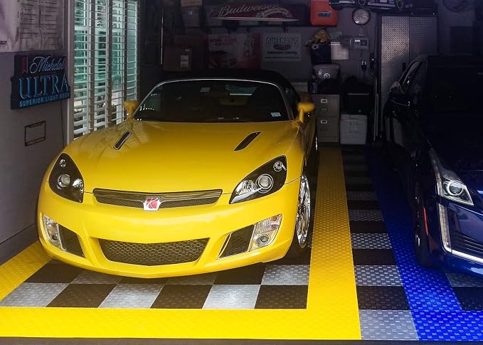 GarageTrac Diamond, Durable Interlocking Modular Garage Flooring Tile - Image 5