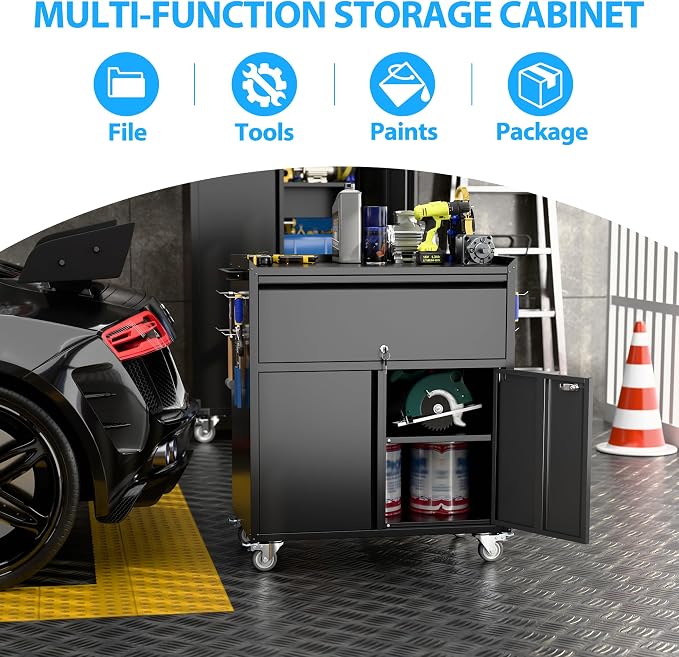 Metal Garage Storage Cabinet - Image 5