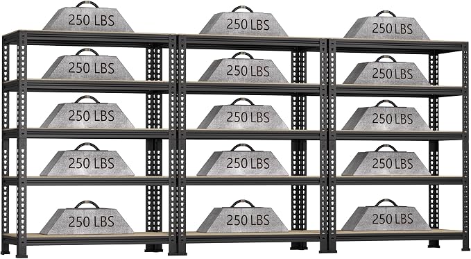 5-Shelf Heavy Duty Shelving by BuxWellBang