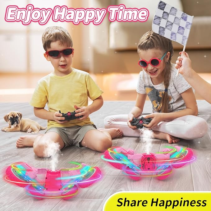 Remote Control Car for Girls, RC Cars 2.4GHz Fast RC Stunt - Image 3