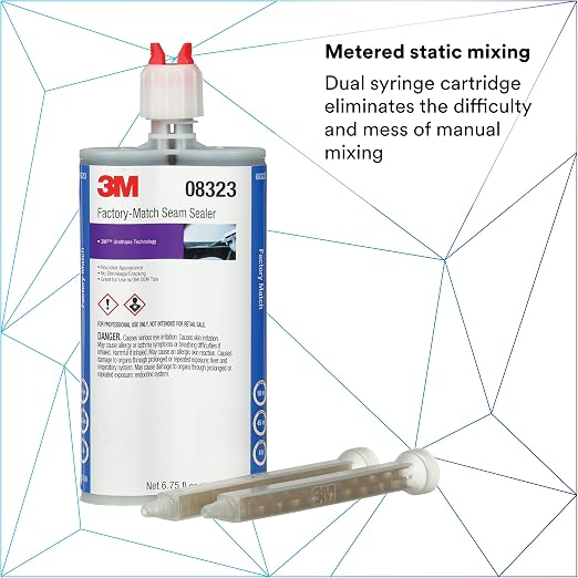 3M Factory-Match Seam Sealer, Medium/High Viscosity Urethane, 200 mL/6.75 fl oz - Image 2