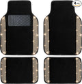 NBTEPEM Gold Bling Car Floor Mats Full Set, Universal Fit Most Cars by NBTEPEM