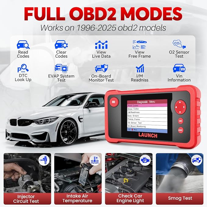 LAUNCH CRP123 V2.0 Plus Elite OBD2 Scanner, 2025 New Full System Lifetime Free - Image 4