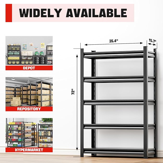 Storage Shelves Garage Shelving Heavy Duty - Image 2