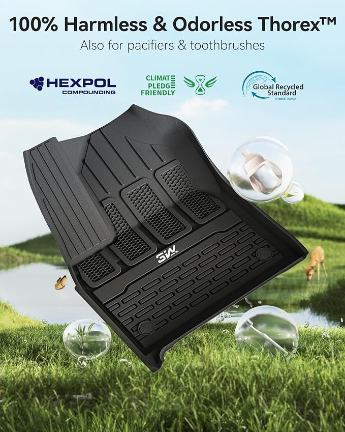 3W Floor Mats Fit for Jeep Grand Wagoneer/Grand Wagoneer L 2022 2023 2024 2025 - Image 4