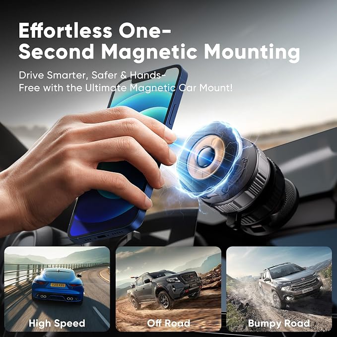 Phone Holders for Your Car, Magnetic Phone Holder for Car Phone Holder 360° - Image 5