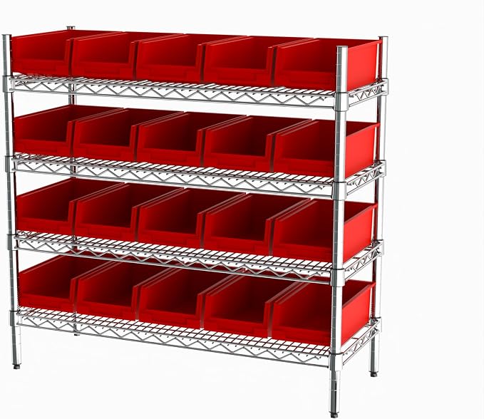 Hudson Exchange 36x14x33, Industrial Wire Shelving Unit by HudsonExchange