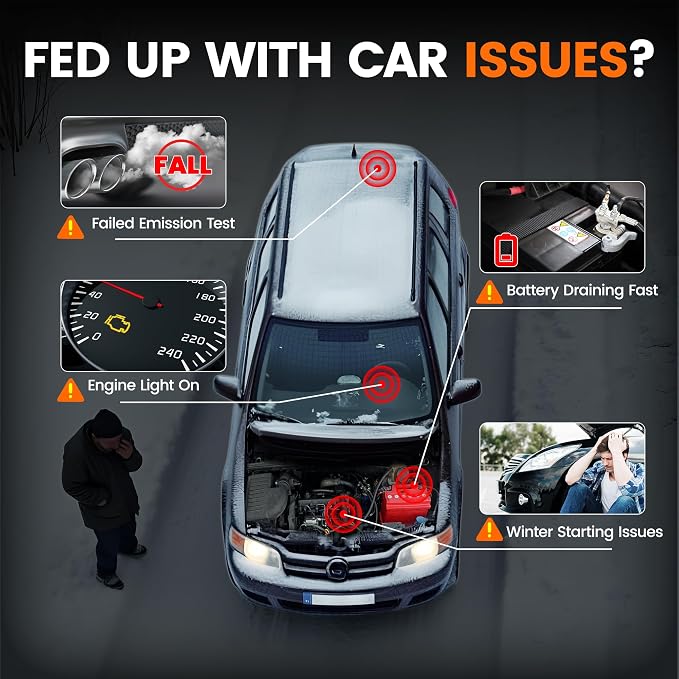 ANCEL AD530 PRO 2 in 1 OBD2 Scanner & Car Battery Tester, Car Scanner - Image 2