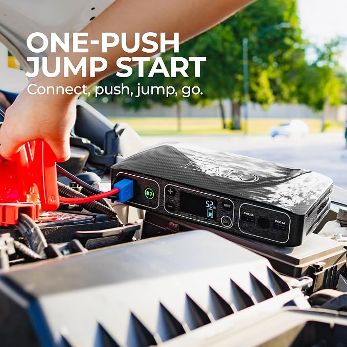 HALO Bolt Air 58830 Portable Car Battery Jump Starter | 100 PSI Air Compressor - Image 3