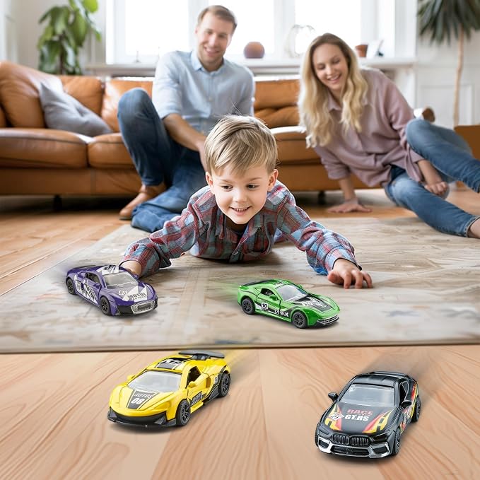 KIDAMI Pull Back Cars for Kids, Mini Vehicles - Image 7
