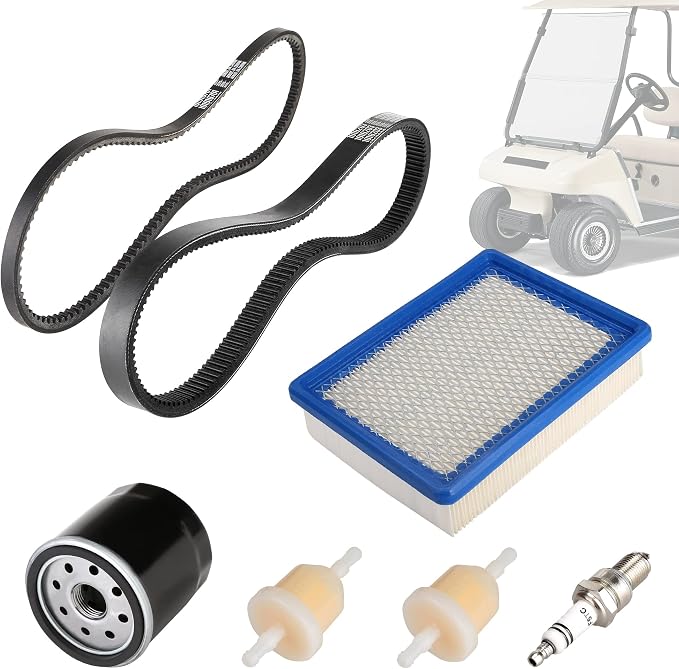 10L0L Golf Cart DS Tune Up Kit W/Clutch Drive Belt &Generator Belt fit - Image 6