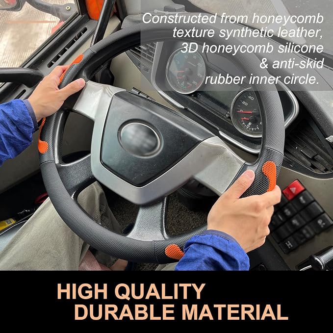 PINCTROT XL Size 17.5-18 Inch Comfy Grip Steering Wheel Cover - Image 3