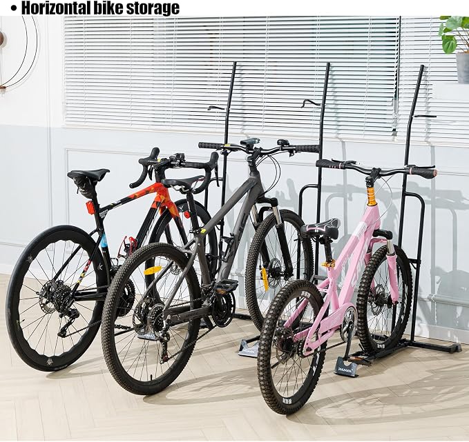 Bike Stand, Vertical Bike Rack For Indoor Bike Storage, Upright Bicycle Stand - Image 8