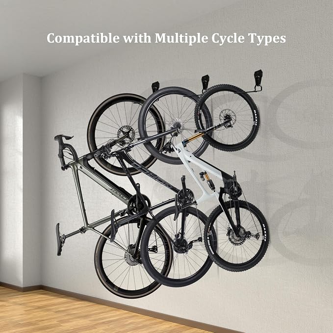 Bike Rack Wall Mount Garage Bike Hook Storage Hanger Space Saving Vertical Bike - Image 4