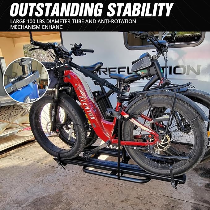 200 LBS Capacity 2 EBike Rack - Image 9