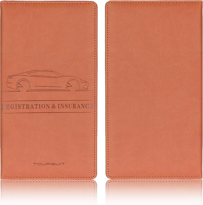 TOURSUIT Car Registration and Insurance Card Holder, Vehicle License Document - Image 3