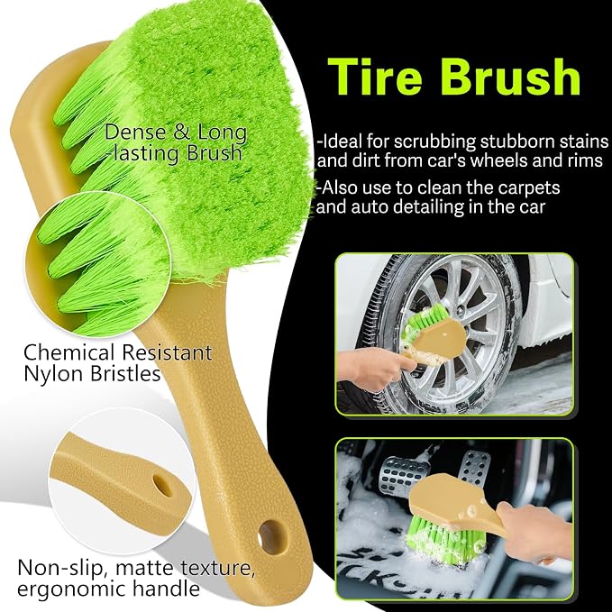 Car Wash Brush with Long Handle - Image 6