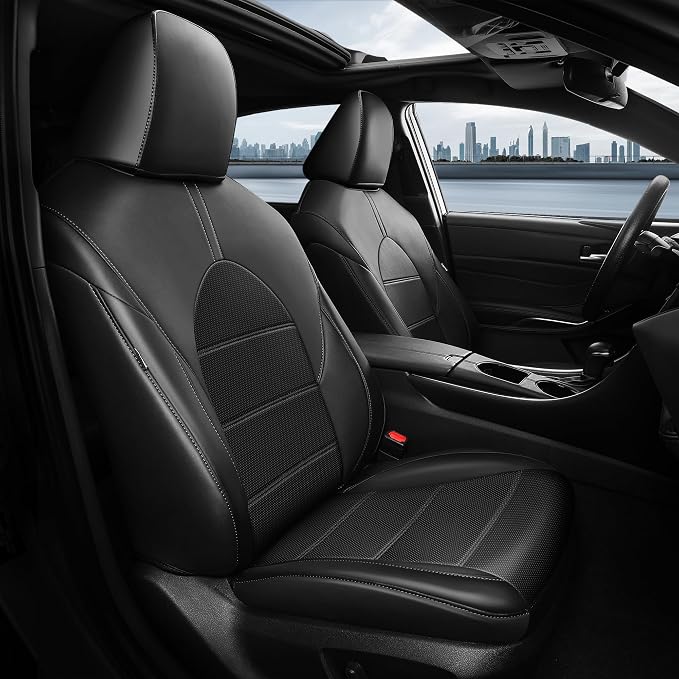 for Toyota Camry Seat Covers Hybrid XLE XSE 2018 2019 2020 2021 2022 2023 2024 by FEINEPRO