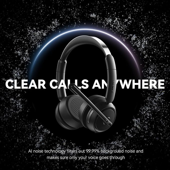 Wireless Headset with Mic for Work, Wireless Headphones with Mic for Work from - Image 2