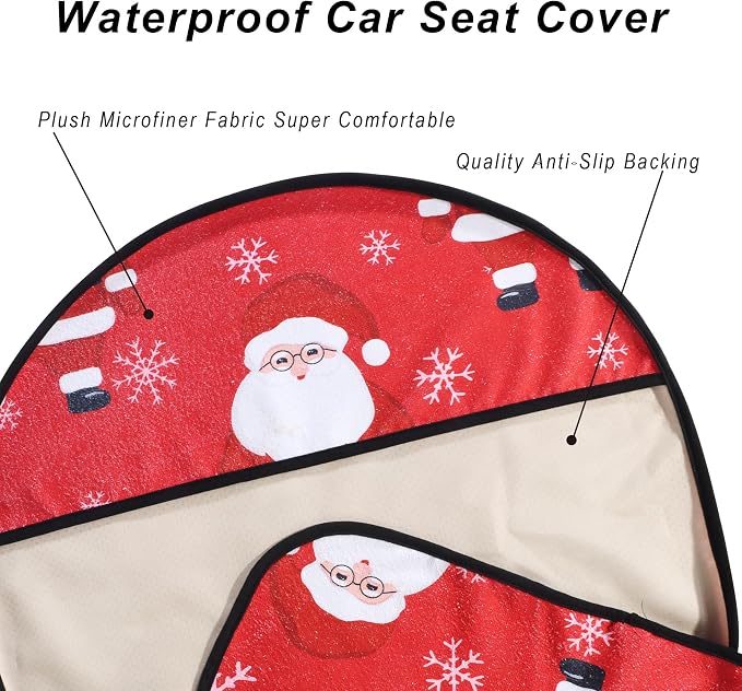 Car Seat Cover Protector Front Seats, - Image 5