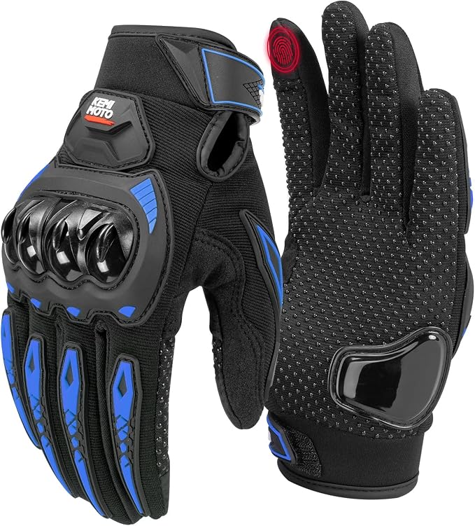 KEMIMOTO Motorcycle Gloves for Men/Women, Touchscreen Dirt Bike Gloves by kemimoto