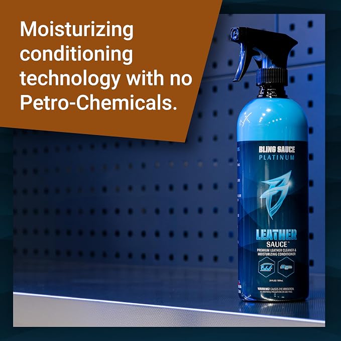 Bling Sauce Platinum: Leather Sauce, 2 in 1 Cleaner and Conditioner - Image 8