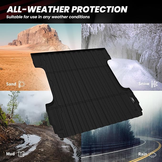 LASFIT Truck Bed Mat 2007-2018 for Chevrolet Silverado/GMC Sierra 1500 - Image 4